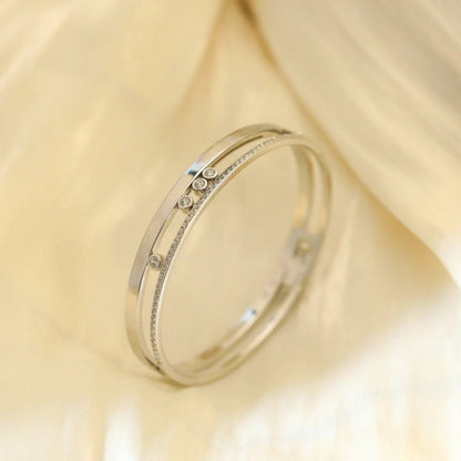 [⭐Spark]Move Romane Diamond Bangle Bracelet
