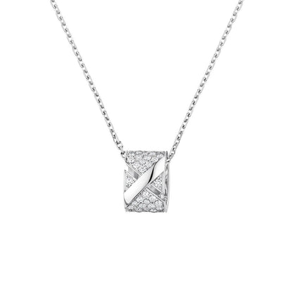 [⭐Spark]LIENS EVIDENCE DIAMOND PAVED NECKLACE