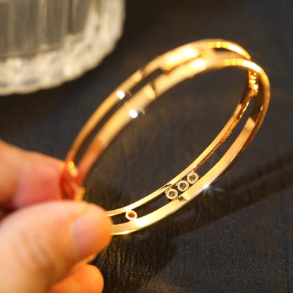 [⭐Spark]Move Romane Diamond Bangle Bracelet