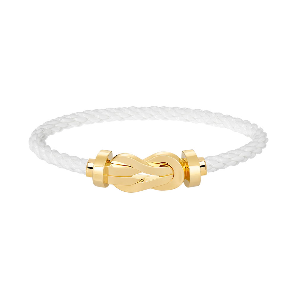 [⭐Spark]CHANCE LARGE 8 FIGURE BUCKLE NO DIAMOND BRACELET GOLD