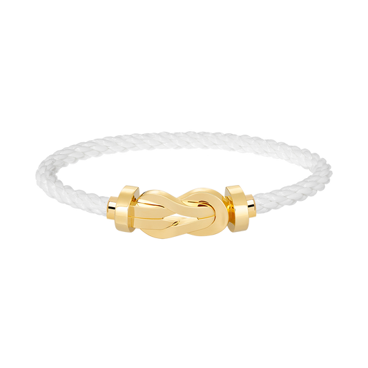 [⭐Spark]CHANCE LARGE 8 FIGURE BUCKLE NO DIAMOND BRACELET GOLD
