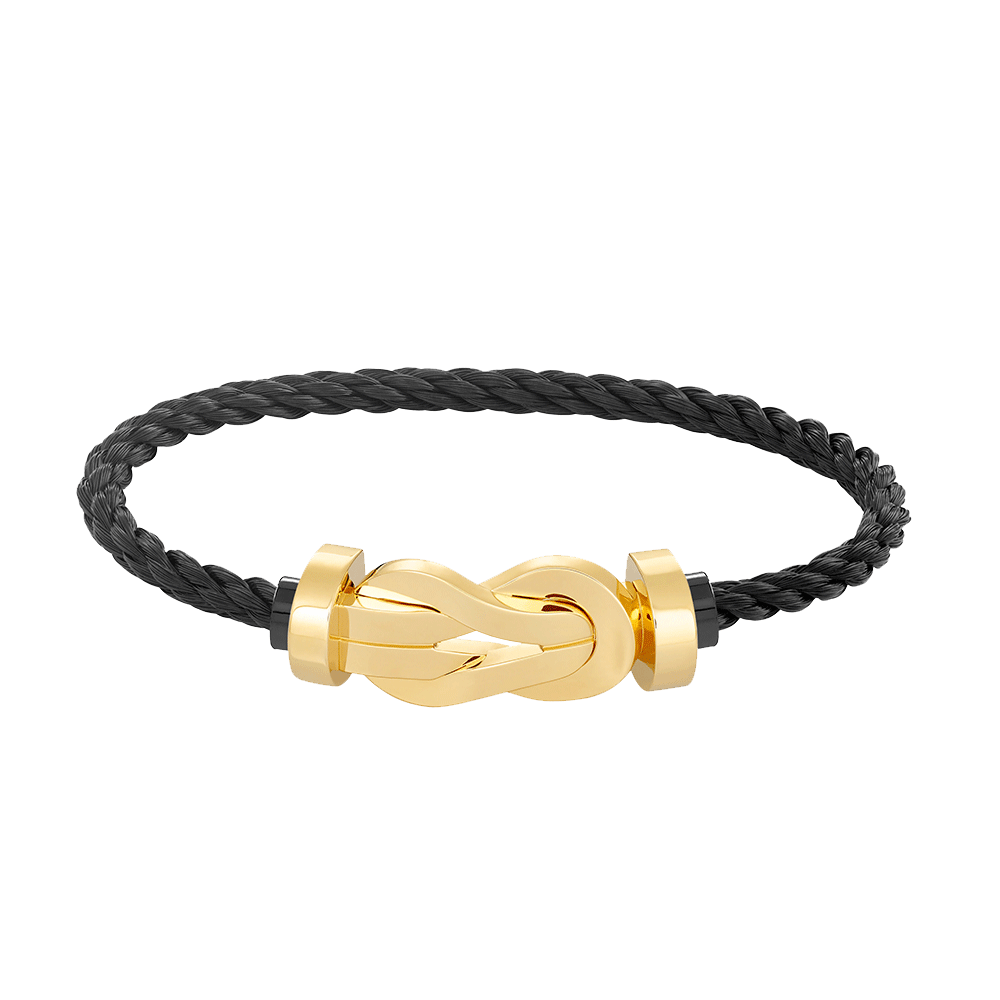 [⭐Spark]CHANCE LARGE 8 FIGURE BUCKLE NO DIAMOND BRACELET GOLD