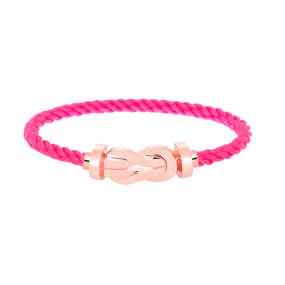 [⭐Spark]CHANCE LARGE 8 FIGURE BUCKLE NO DIAMOND BRACELET ROSE GOLD