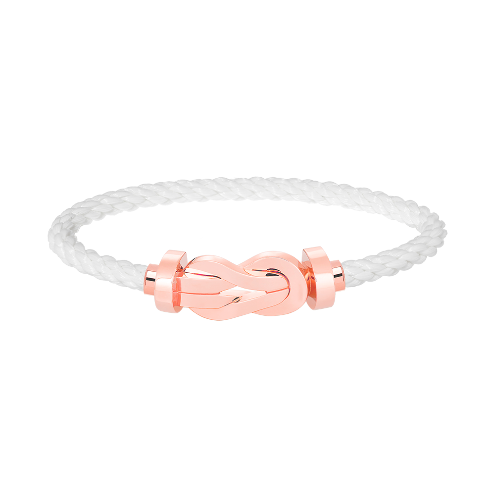 [⭐Spark]CHANCE LARGE 8 FIGURE BUCKLE NO DIAMOND BRACELET ROSE GOLD