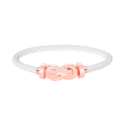 [⭐Spark]CHANCE LARGE 8 FIGURE BUCKLE NO DIAMOND BRACELET ROSE GOLD