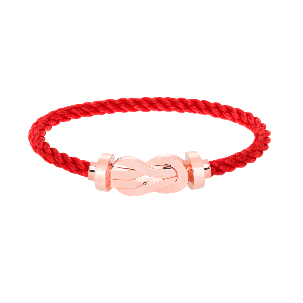 [⭐Spark]CHANCE LARGE 8 FIGURE BUCKLE NO DIAMOND BRACELET ROSE GOLD