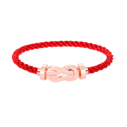 [⭐Spark]CHANCE LARGE 8 FIGURE BUCKLE NO DIAMOND BRACELET ROSE GOLD