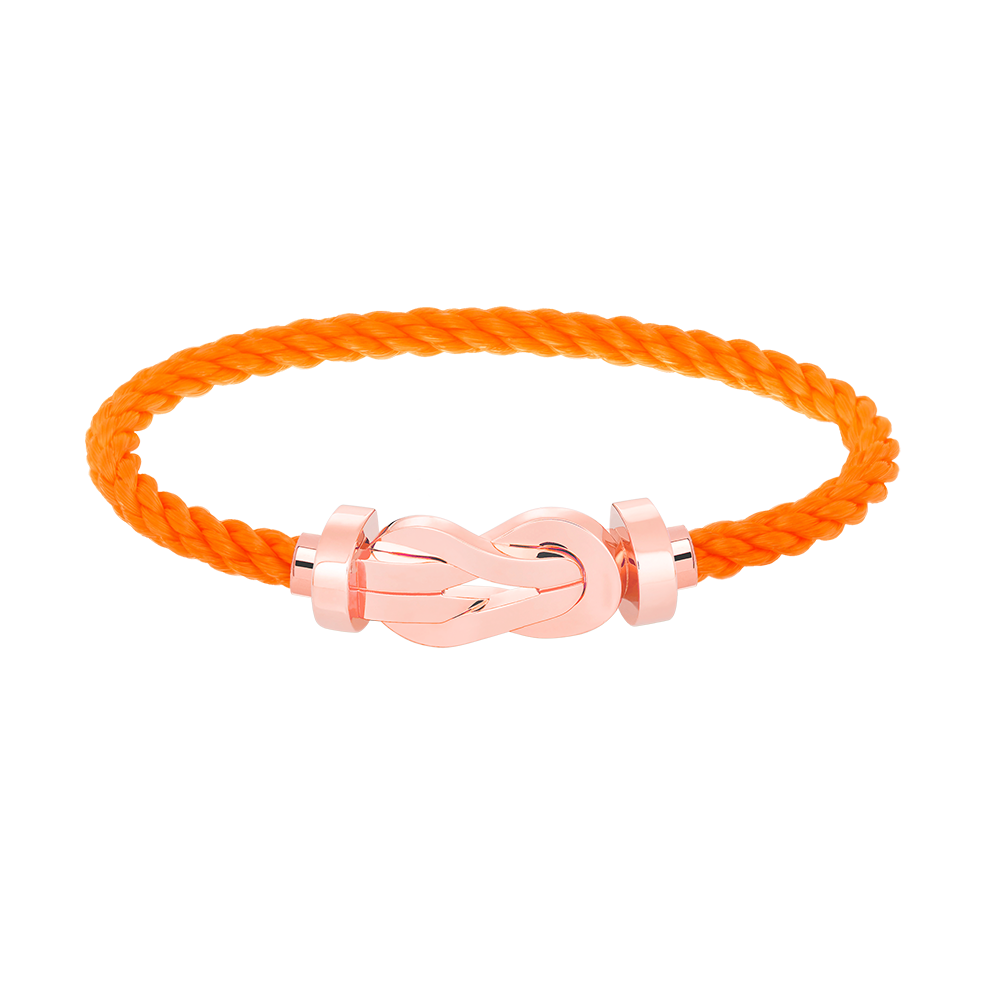 [⭐Spark]CHANCE LARGE 8 FIGURE BUCKLE NO DIAMOND BRACELET ROSE GOLD