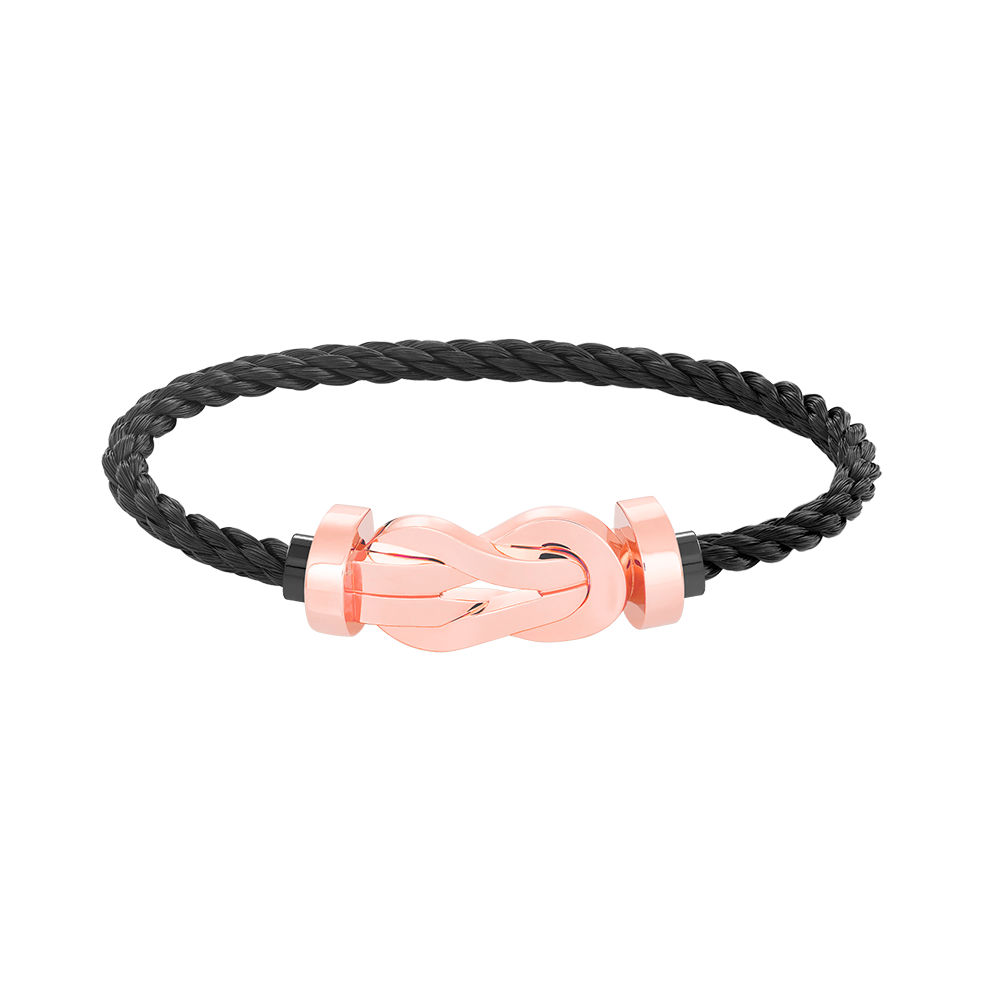 [⭐Spark]CHANCE LARGE 8 FIGURE BUCKLE NO DIAMOND BRACELET ROSE GOLD