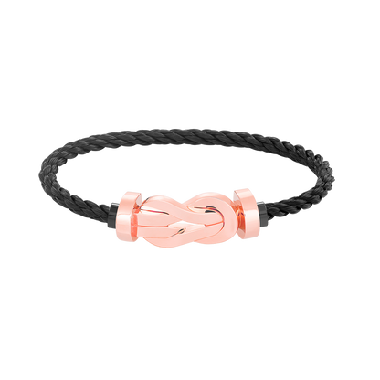 [⭐Spark]CHANCE LARGE 8 FIGURE BUCKLE NO DIAMOND BRACELET ROSE GOLD