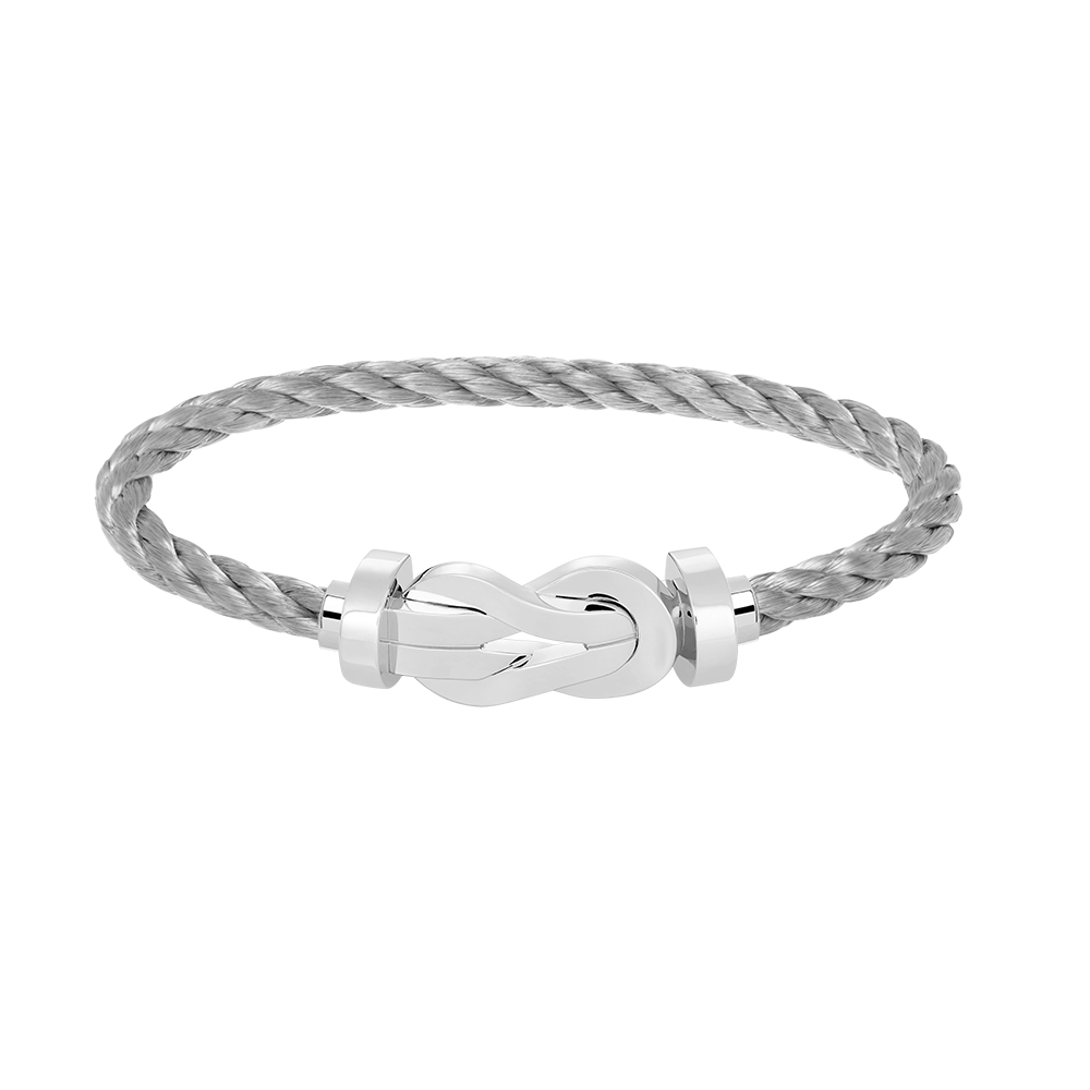 [⭐Spark]CHANCE LARGE 8 FIGURE BUCKLE NO DIAMOND BRACELET SILVER