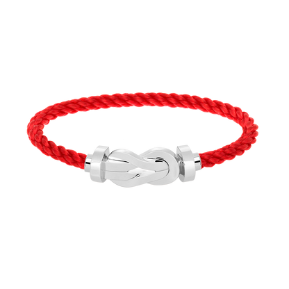 [⭐Spark]CHANCE LARGE 8 FIGURE BUCKLE NO DIAMOND BRACELET SILVER