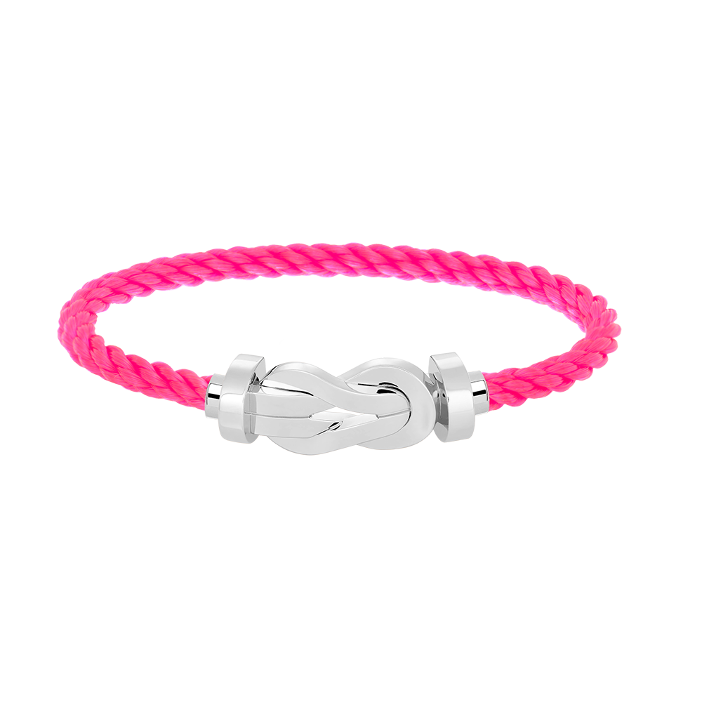 [⭐Spark]CHANCE LARGE 8 FIGURE BUCKLE NO DIAMOND BRACELET SILVER