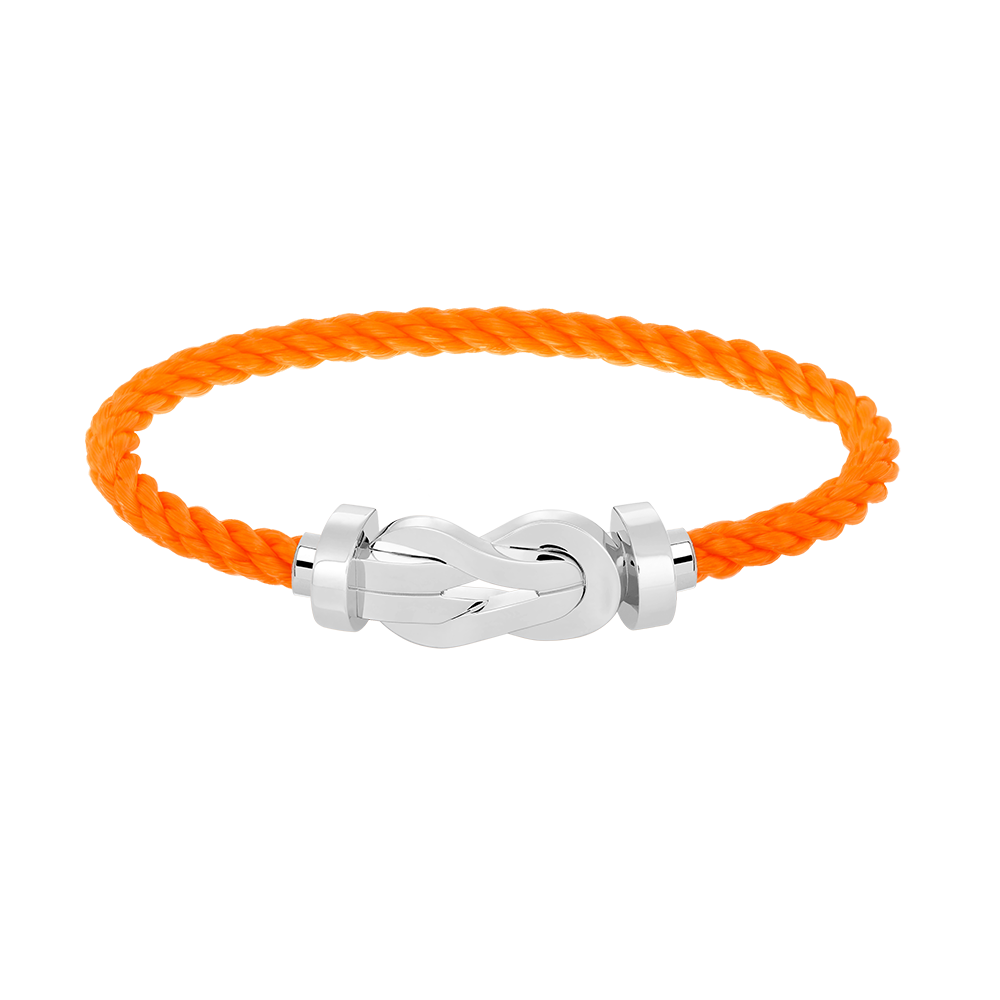 [⭐Spark]CHANCE LARGE 8 FIGURE BUCKLE NO DIAMOND BRACELET SILVER