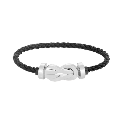 [⭐Spark]CHANCE LARGE 8 FIGURE BUCKLE NO DIAMOND BRACELET SILVER