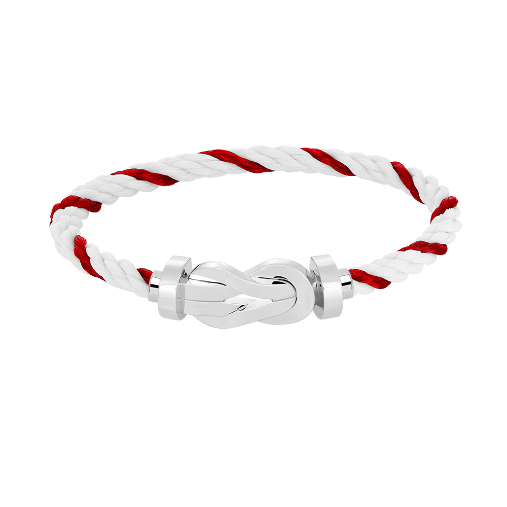 [⭐Spark]CHANCE LARGE 8 FIGURE BUCKLE NO DIAMOND BRACELET SILVER