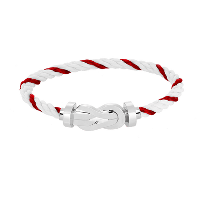 [⭐Spark]CHANCE LARGE 8 FIGURE BUCKLE NO DIAMOND BRACELET SILVER