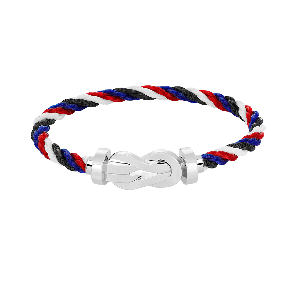 [⭐Spark]CHANCE LARGE 8 FIGURE BUCKLE NO DIAMOND BRACELET SILVER