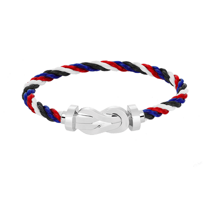 [⭐Spark]CHANCE LARGE 8 FIGURE BUCKLE NO DIAMOND BRACELET SILVER