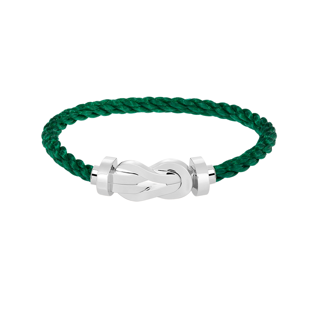 [⭐Spark]CHANCE LARGE 8 FIGURE BUCKLE NO DIAMOND BRACELET SILVER