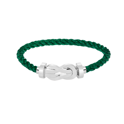[⭐Spark]CHANCE LARGE 8 FIGURE BUCKLE NO DIAMOND BRACELET SILVER