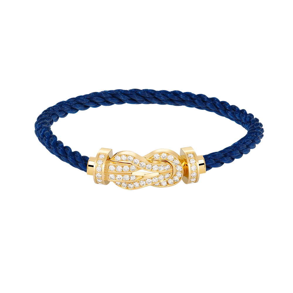 [⭐Spark]CHANCE LARGE 8 FIGURE BUCKLE FULLDIAMOND BRACELET GOLD