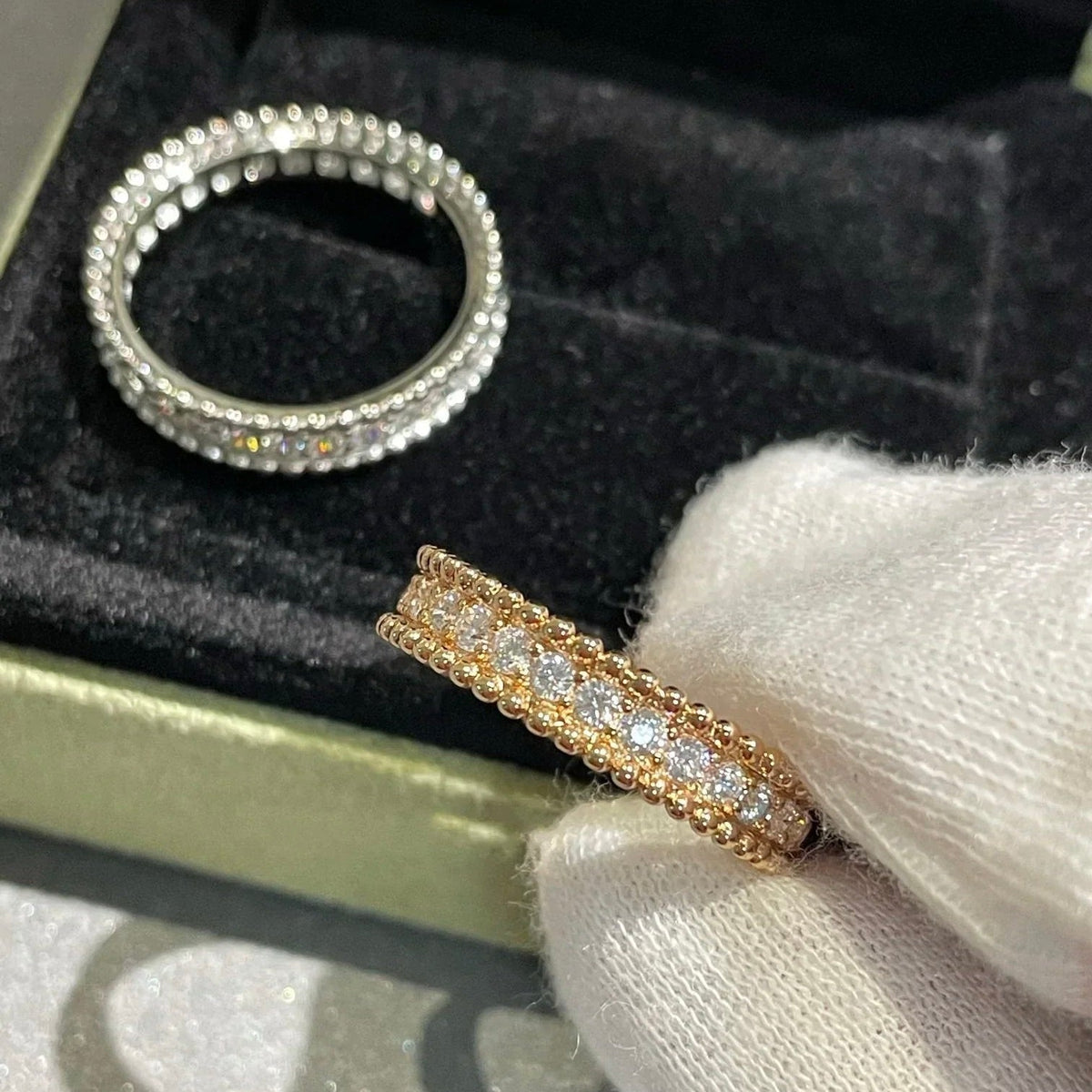 [⭐Spark]PERLEE DIAMOND ROSE GOLD RING
