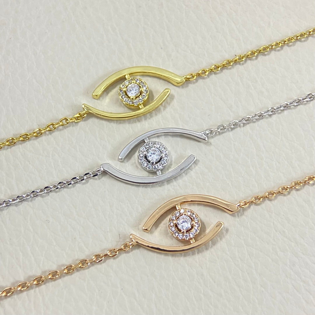 [⭐Spark]Demo Eye Pave-Set Diamond Bracelet