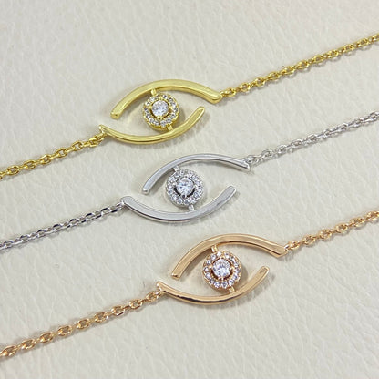 [⭐Spark]Demo Eye Pave-Set Diamond Bracelet