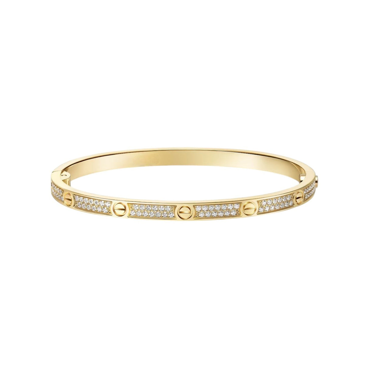 [⭐Spark]LOVE BRACELET 3.65MM DIAMOND-PAVED