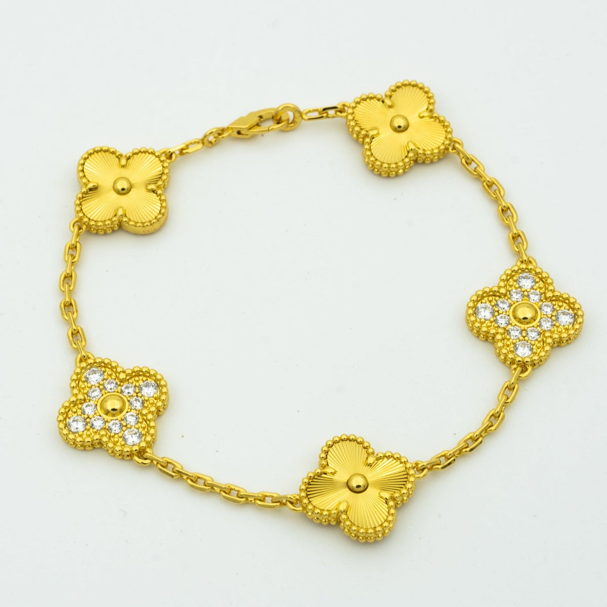 [⭐Spark] CLOVER 5 MOTIF LASER BRACELET COLLECTION
