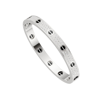 [⭐Spark]LOVE BRACELET 6.1MM DIAMOND-PAVED CERAMIC