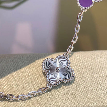 [⭐Spark] CLOVER 5 MOTIF VIOLET BRACELET COLLECTION