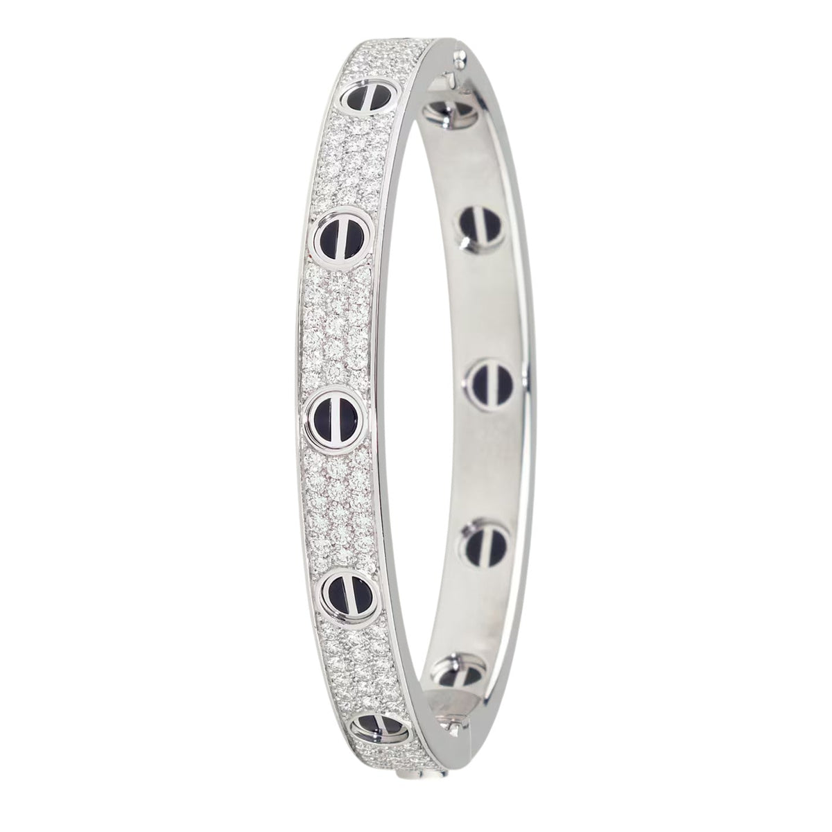 [⭐Spark]LOVE BRACELET 6.1MM DIAMOND-PAVED CERAMIC