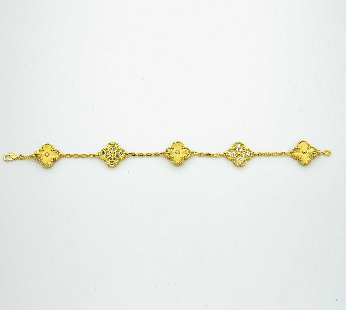 [⭐Spark] CLOVER 5 MOTIF LASER BRACELET COLLECTION