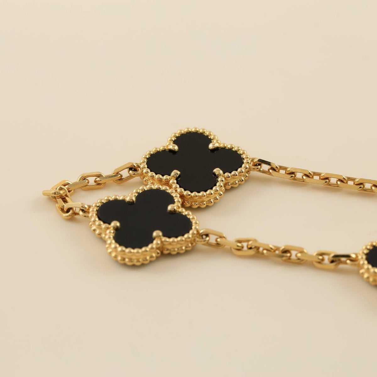 [⭐Spark] CLOVER 5 MOTIF ONYXS BRACELET COLLECTION