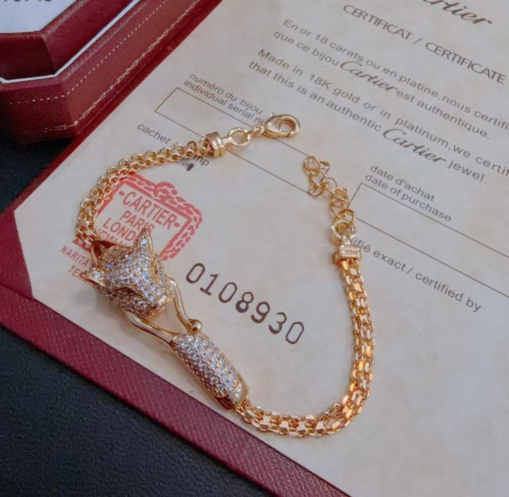 [⭐Spark Jewelry] PANTHERE  BRACELET DIAMONDS