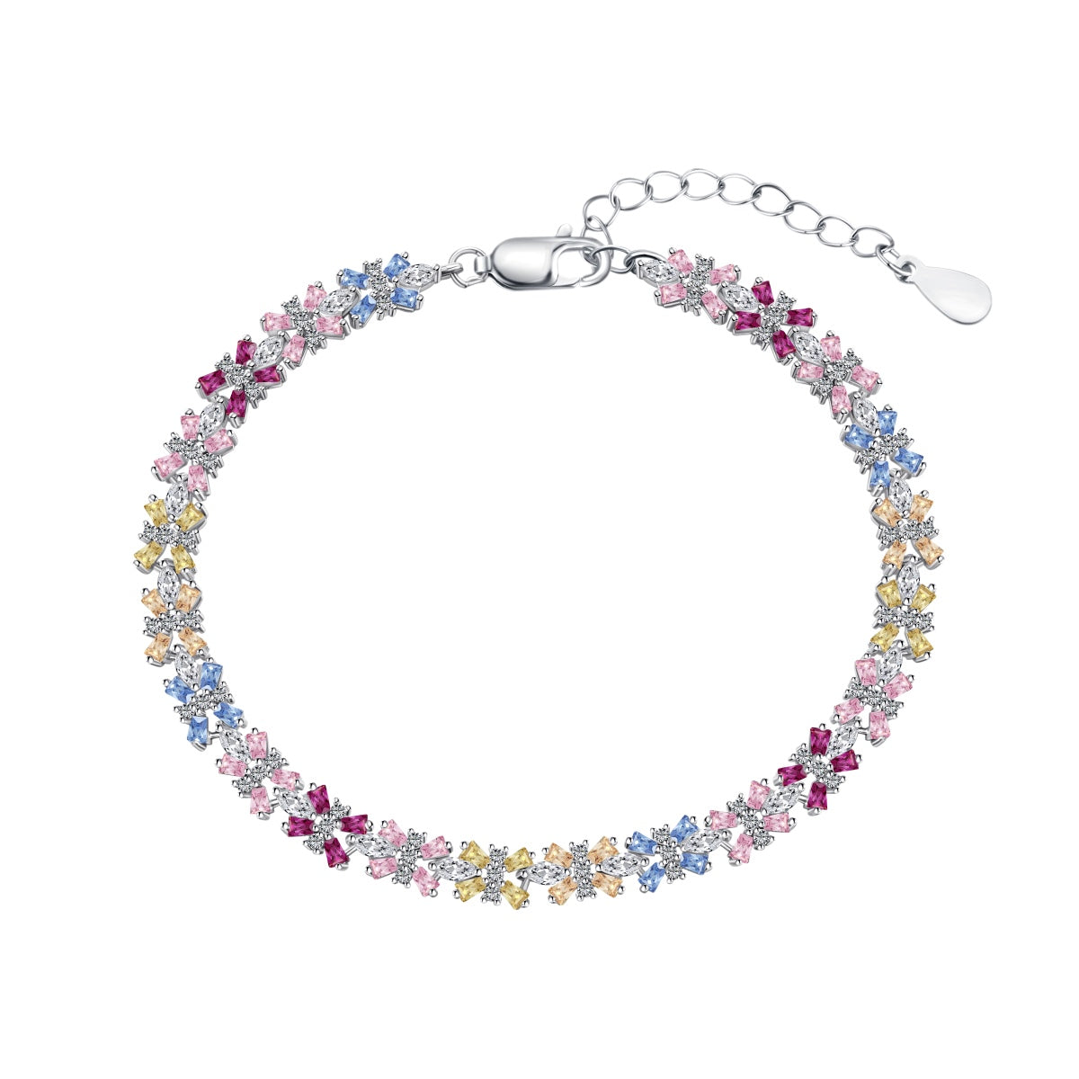 [Spark Jewelry]Unique Colorful Butterfly Shape Party Bracelet