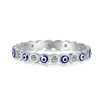 [Spark Jewelry]Sparkling Vibrant Round Shape Daily Ring