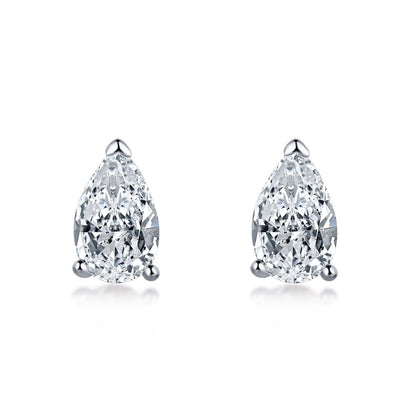 [Spark Jewelry]Ornate Water Drop Shape Earrings