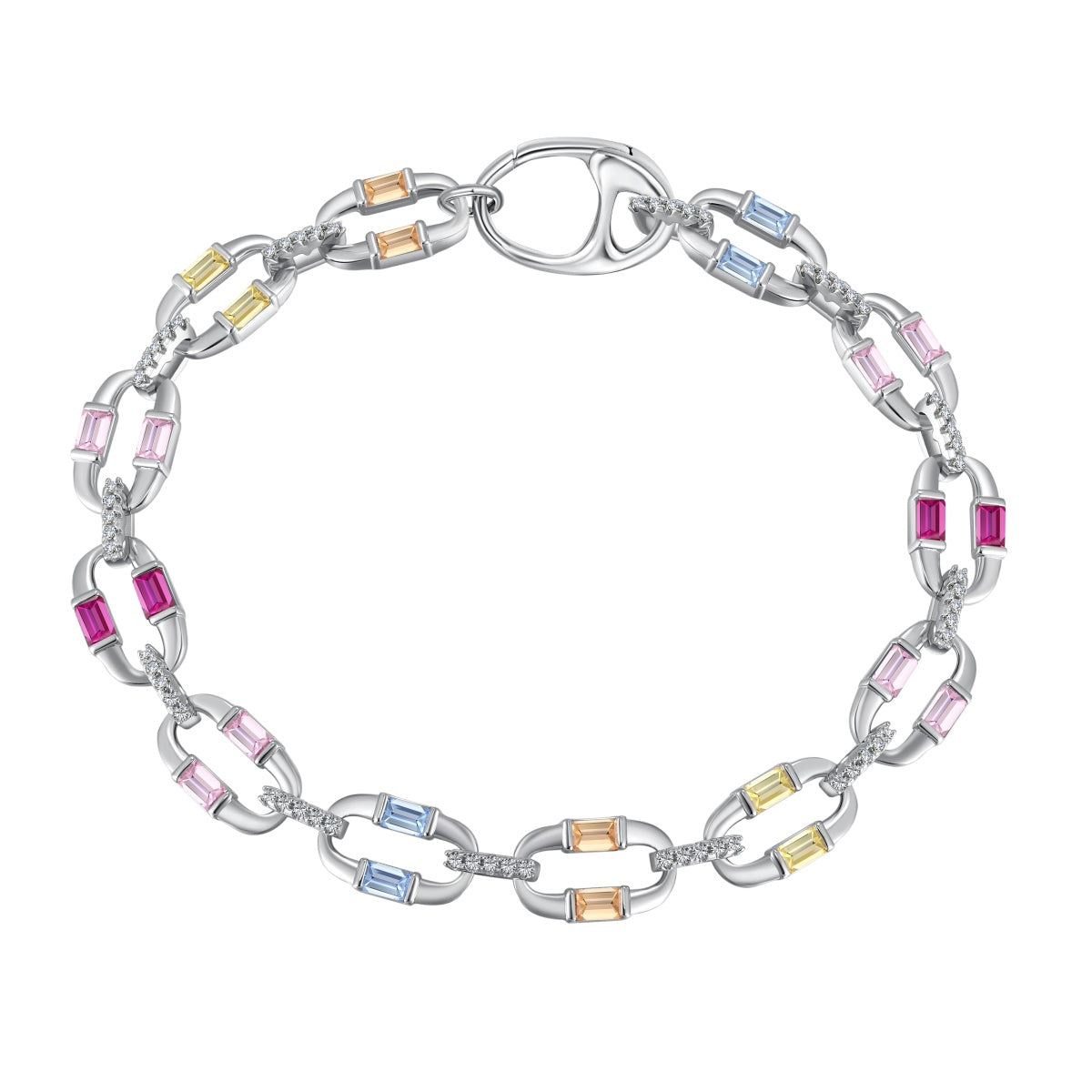 [Spark Jewelry]Dazzling Colorful Daily Bracelet