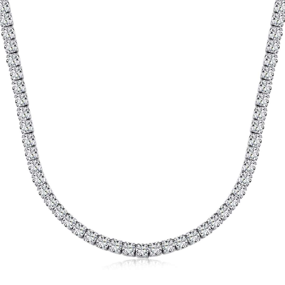 [Spark Jewelry]Elegant Tennis Chain Necklace
