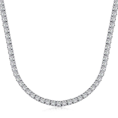 [Spark Jewelry]Elegant Tennis Chain Necklace