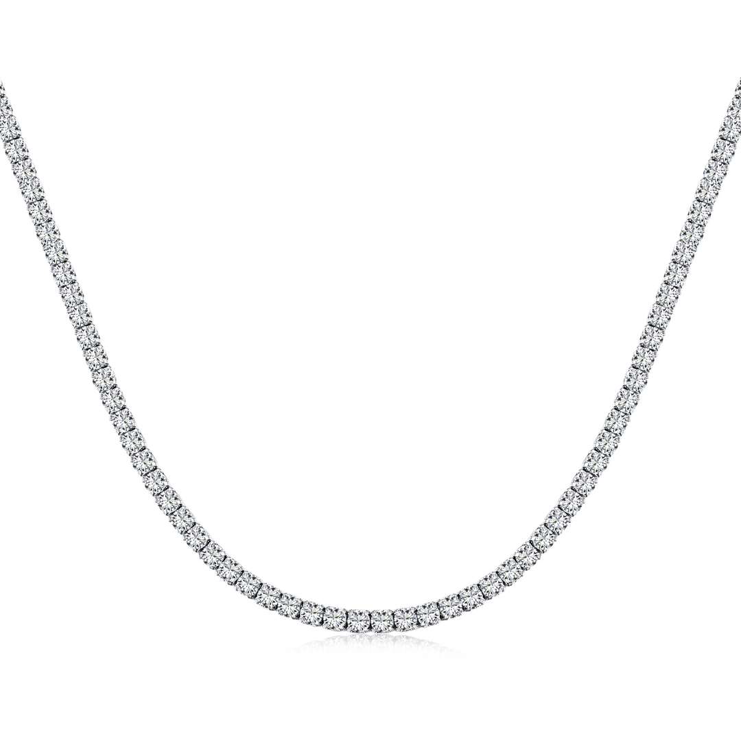 [Spark Jewelry]Elegant Tennis Chain Necklace