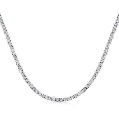 [Spark Jewelry]Elegant Tennis Chain Necklace