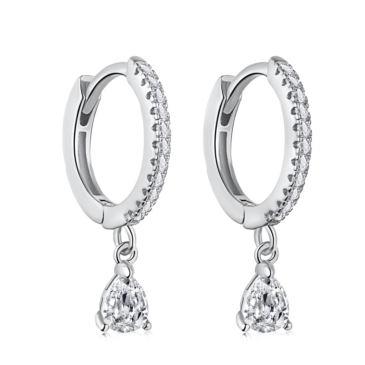 [Spark Jewelry]Luxurious Geometric Drop Earrings