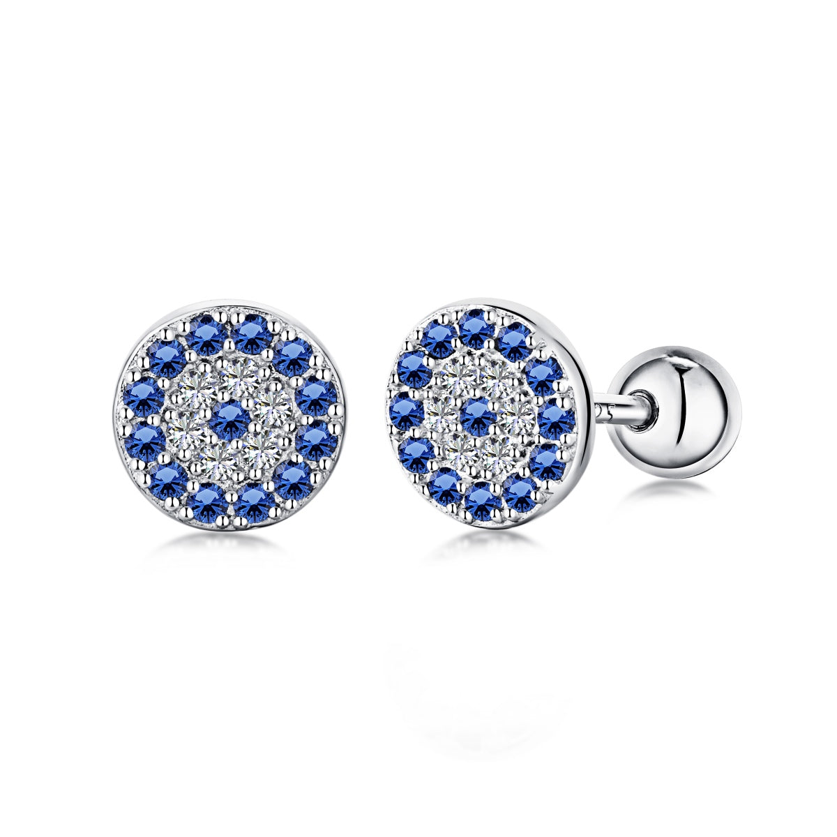 [Spark Jewelry]Devil's Eye Ear Bone Nail Earrings