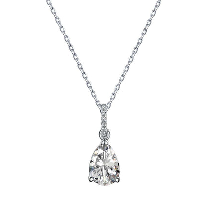 [Spark Jewelry]Delicate Water Drop Shape Fashion Necklace