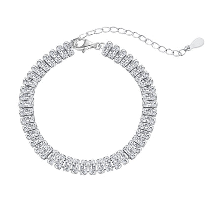 [Spark Jewelry]Exquisite Emerald Cut Daily Bracelet