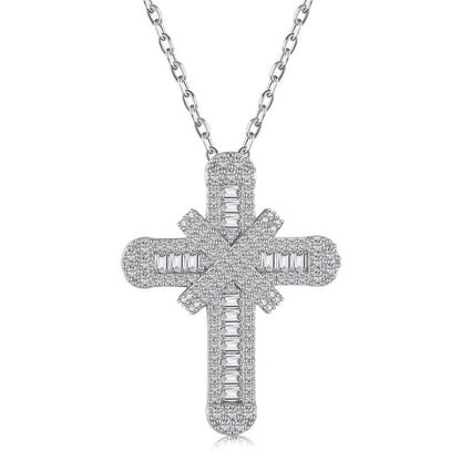 [Spark Jewelry]Gypsophila With Dimonds Necklace